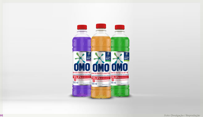 Unilever lança linha de desinfetantes com a marca Omo