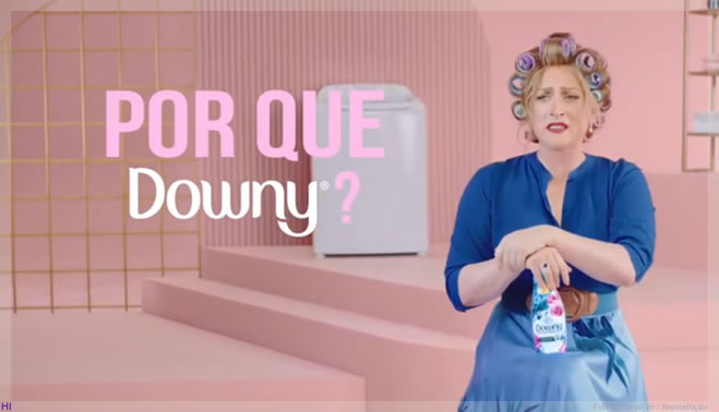 Downy escala dona Hermínia para garota-propaganda de nova campanha
