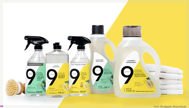 A P&G lançou 9 Elements, uma nova linha de produtos de lavanderia e higiene doméstica