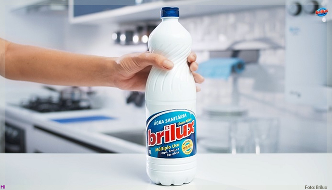 Água sanitária Brilux ganha embalagem reciclável e mais leve
