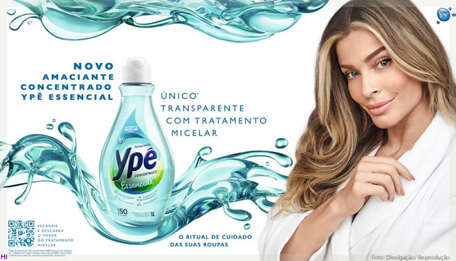 Grazi Massafera anuncia lançamento do amaciante concentrado Ypê Essencial
