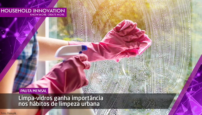 Limpa-vidros ganha importância nos hábitos de limpeza urbana