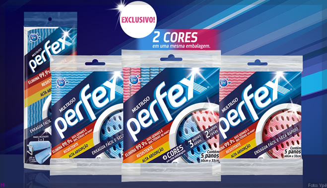 Ypê lança versão Perfex + Cores