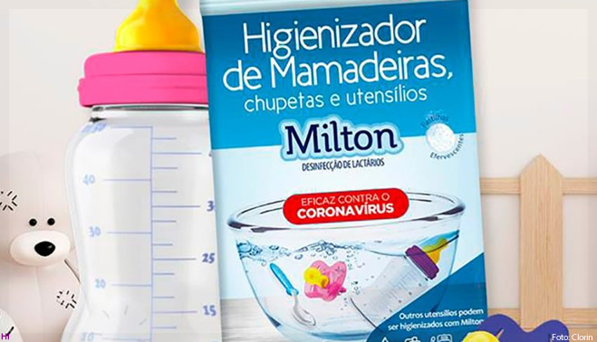 Clorin amplia distribuição da marca Milton no Brasil