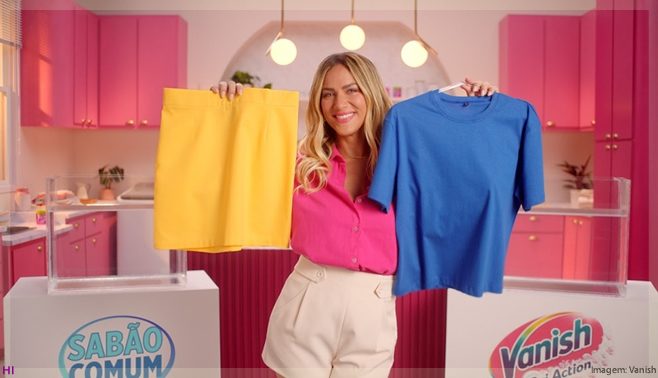 Vanish Tem nova campanha com Giovanna Ewbank
