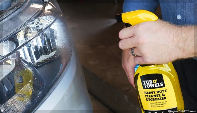 Tub O’ Towels lança spray de limpeza para serviços pesados