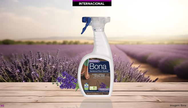 Bona lança limpador de piso de madeira com lavanda e tomilho
