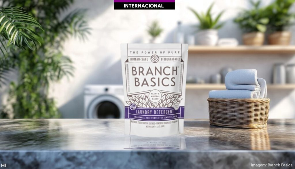 Branch Basics lança novo sabão em pó para roupas