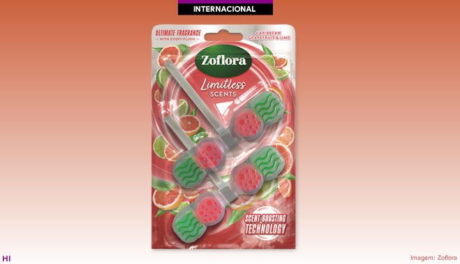 Zoflora lança nova linha de blocos de aro perfumados no Reino Unido